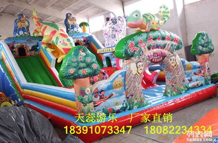 天蕊游乐较新款充气城堡充气滑梯等游乐设备厂家直销