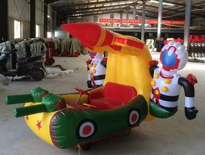充气电模玩具车 儿童广场游乐新宠与市场行情解析